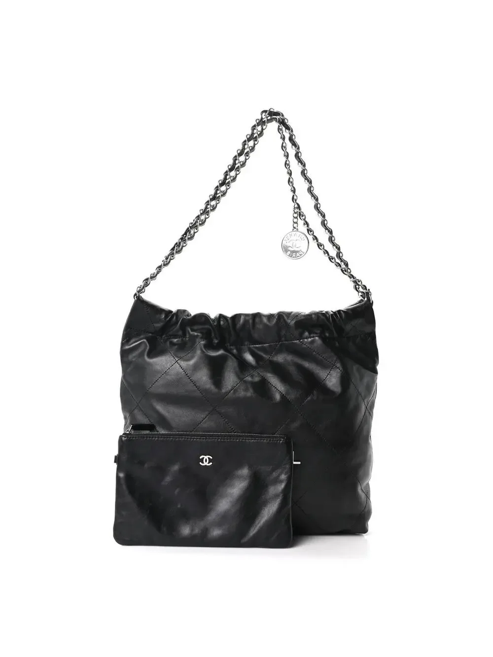 Shiny Calfskin Quilted Small Chanel 22 #333306C42B